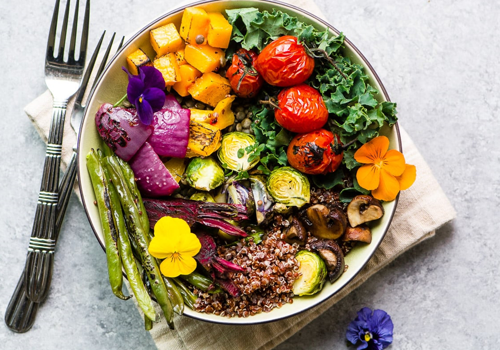 A Healthy, Delicious Meal: Roasted Veggie And Quinoa Bowls