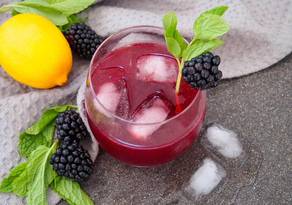 The Sweet And Refreshing Blackberry Mint Cocktail